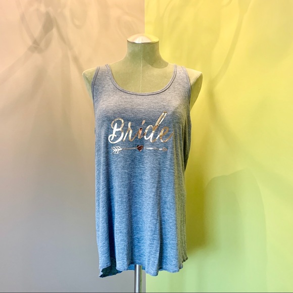•Mossimo• “Bride” Racerback Tank - Picture 1 of 3